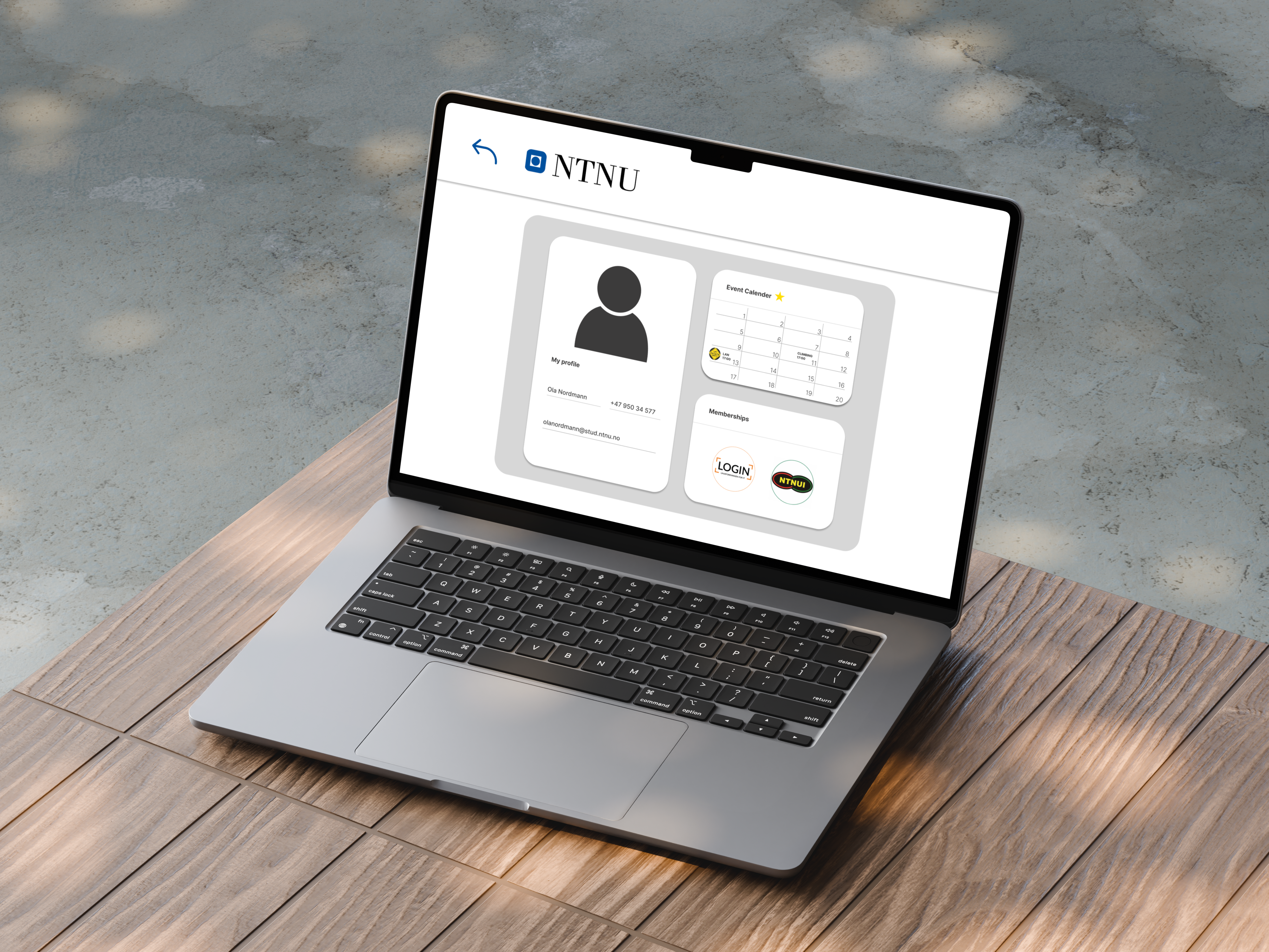 Fritidsapp NTNU 3
